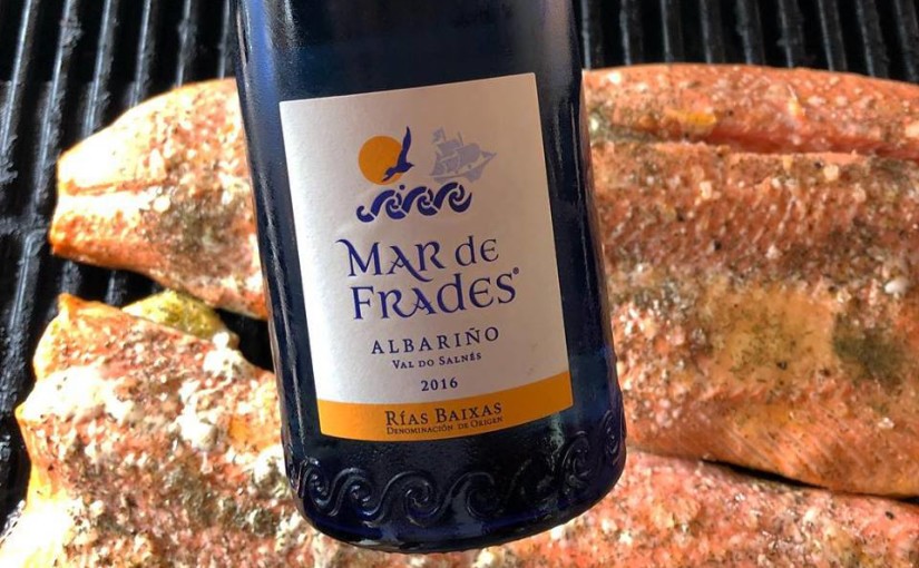 Mar de Frades con Salmón a la parrilla