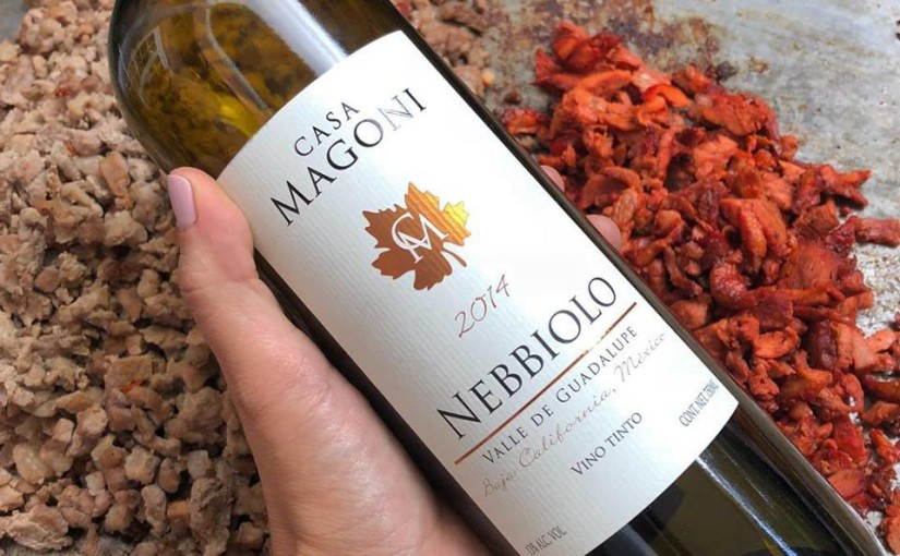 Nebbiolo de Casa Magoni con Taquitos